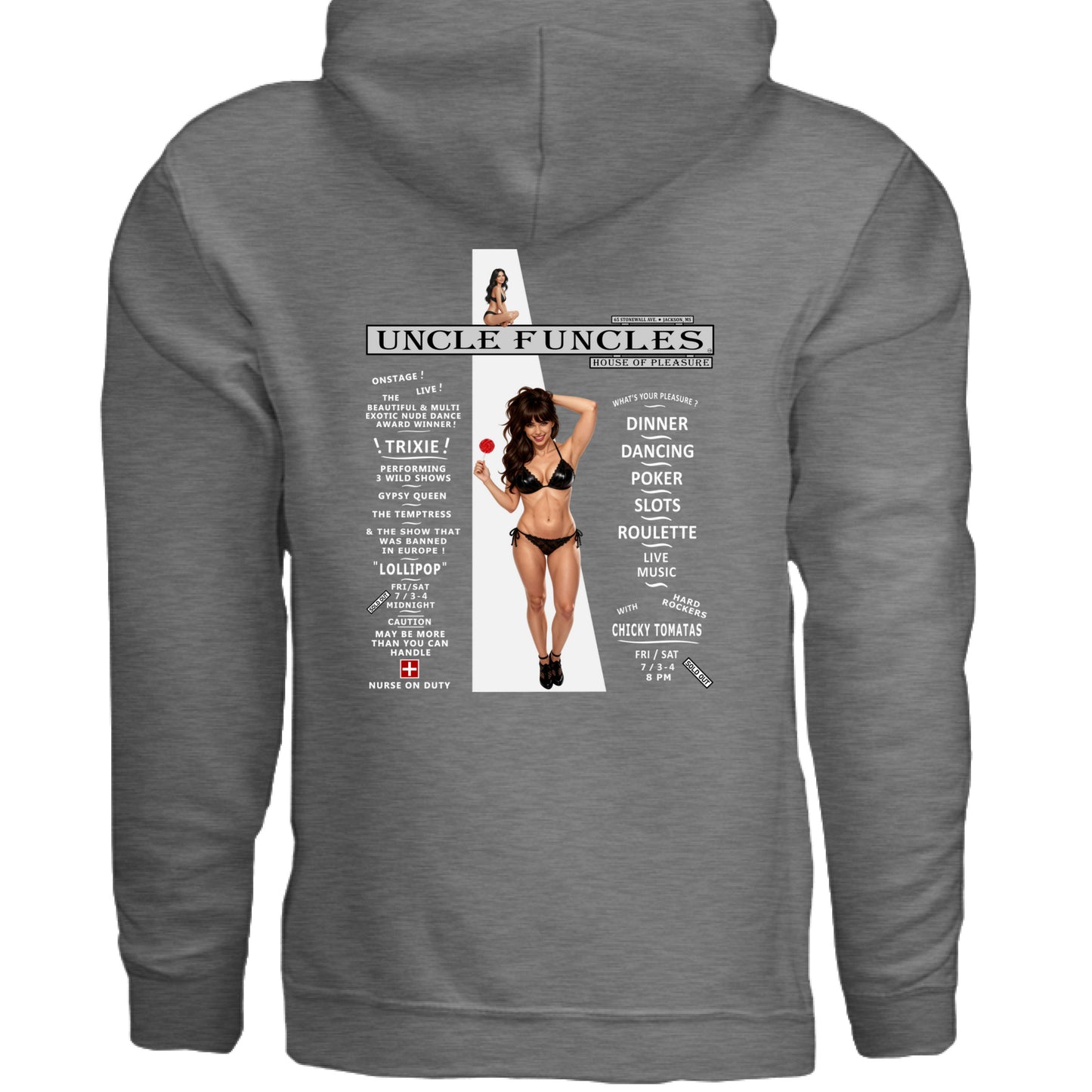 GRAPHITE HEATHER - BACK