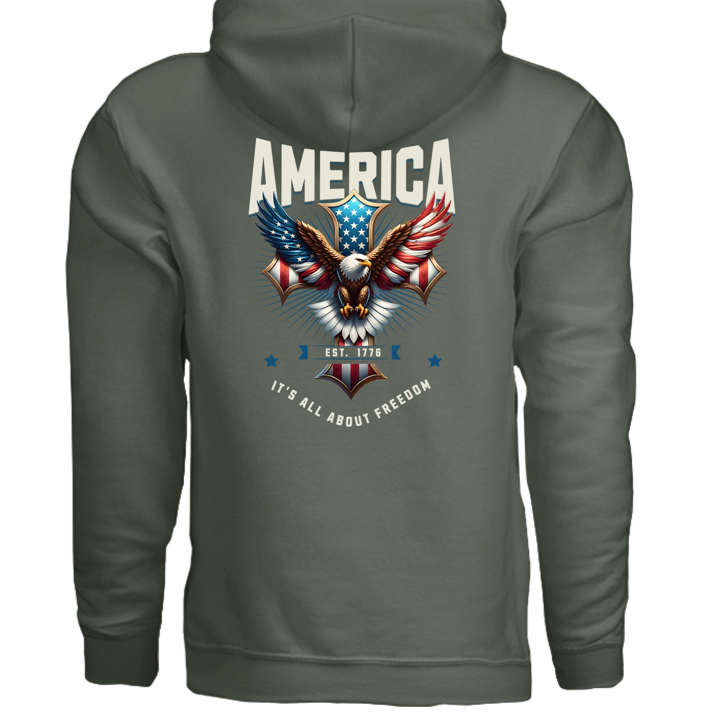 MILITARY GREEN - BACK