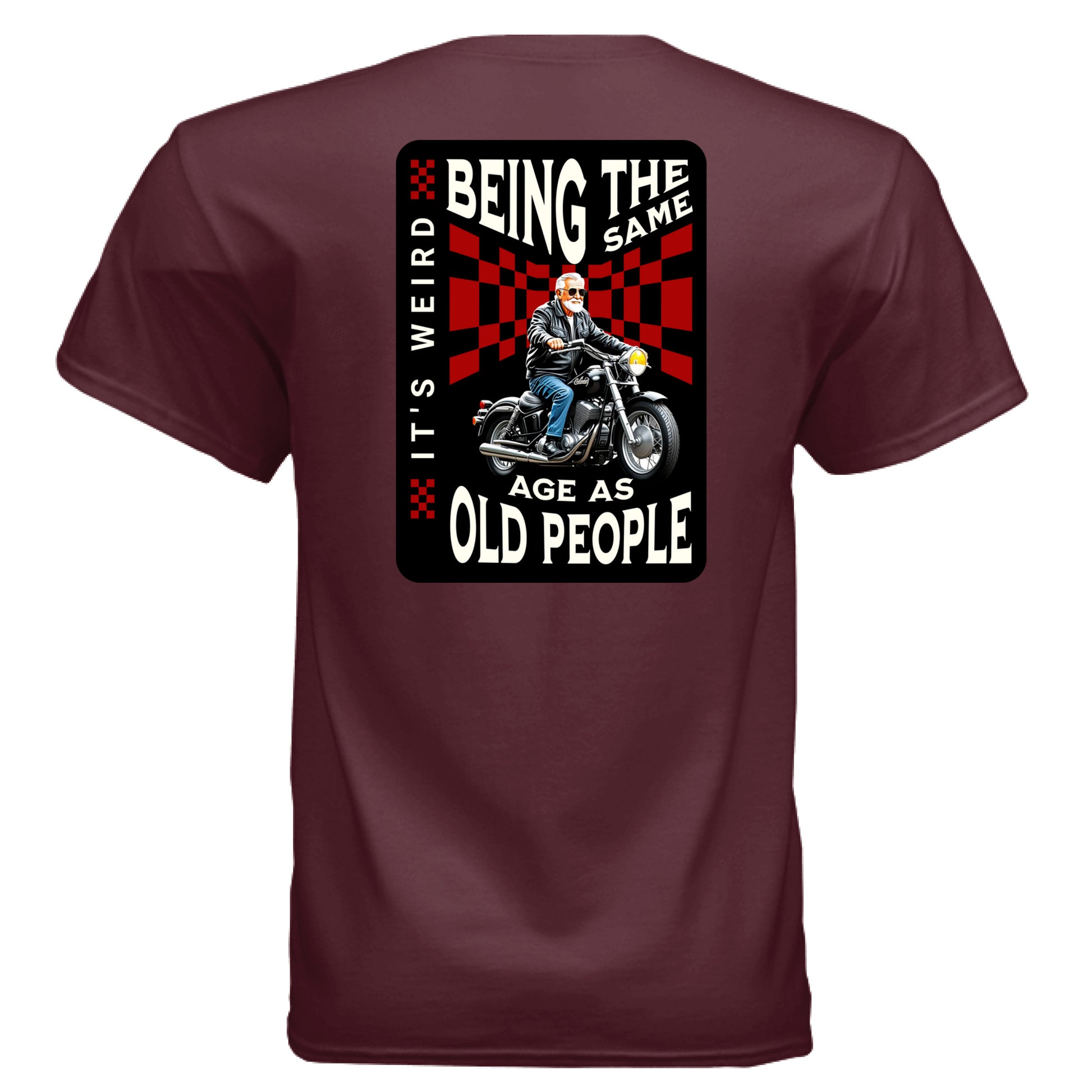 SOPRT DARK MAROON - BACK