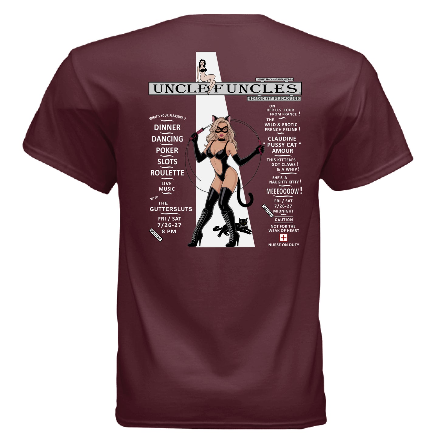 SOPRT DARK MAROON - BACK