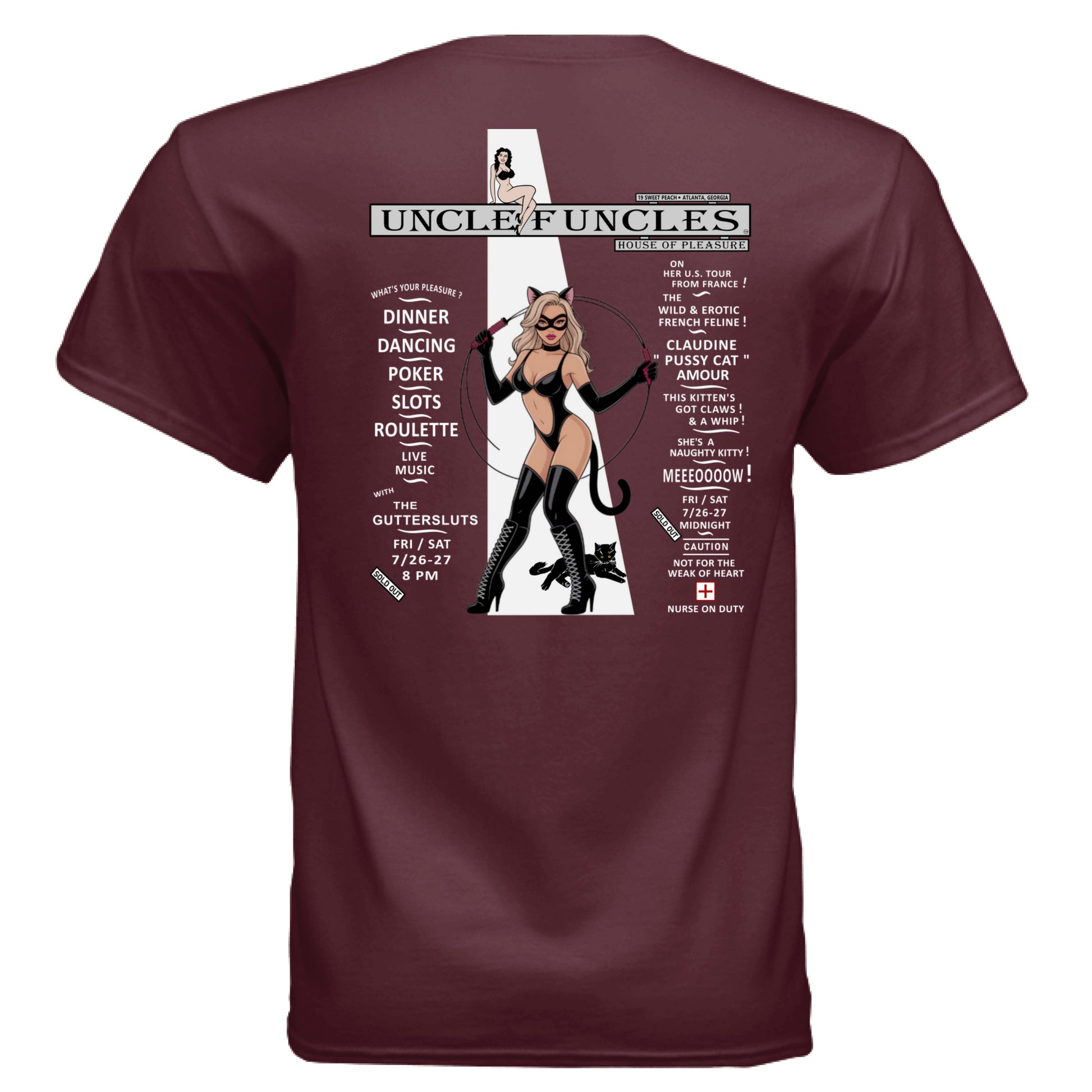 SOPRT DARK MAROON - BACK