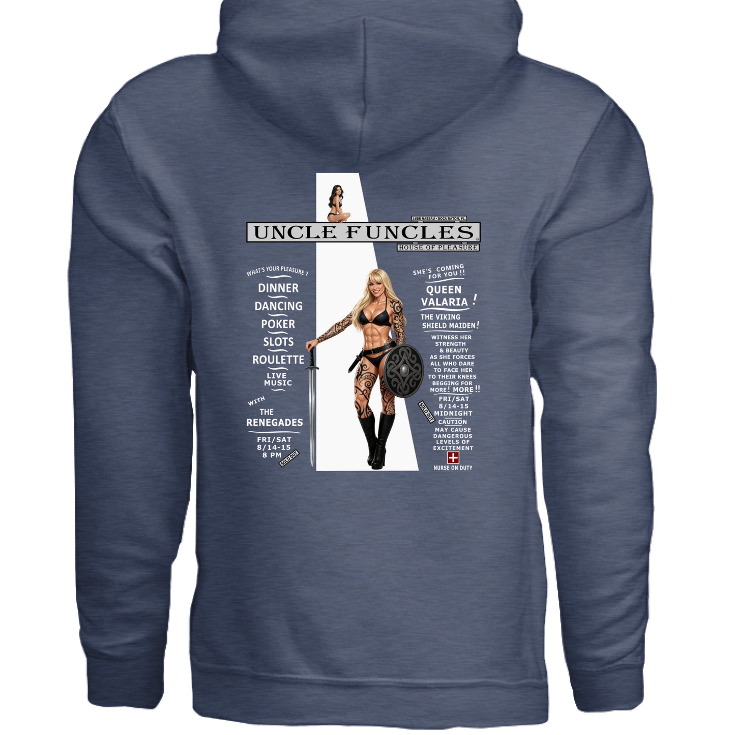 Heather Sport Dark Navy - BACK