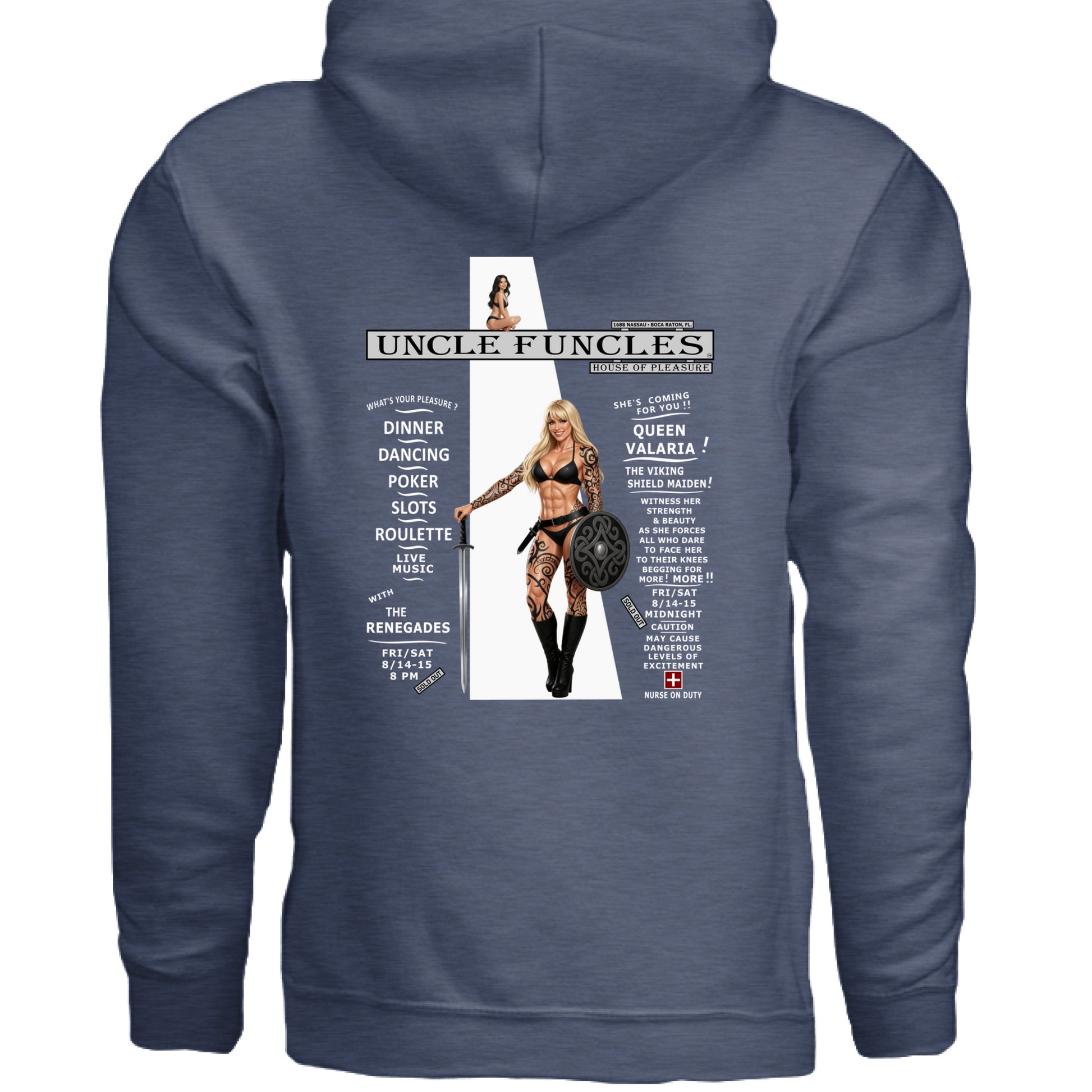 Heather Sport Dark Navy - BACK