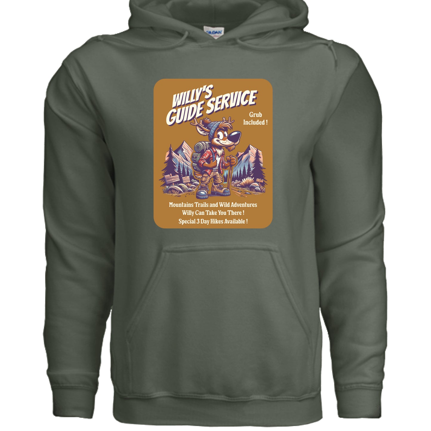 MILITARY GREEN - FRONT