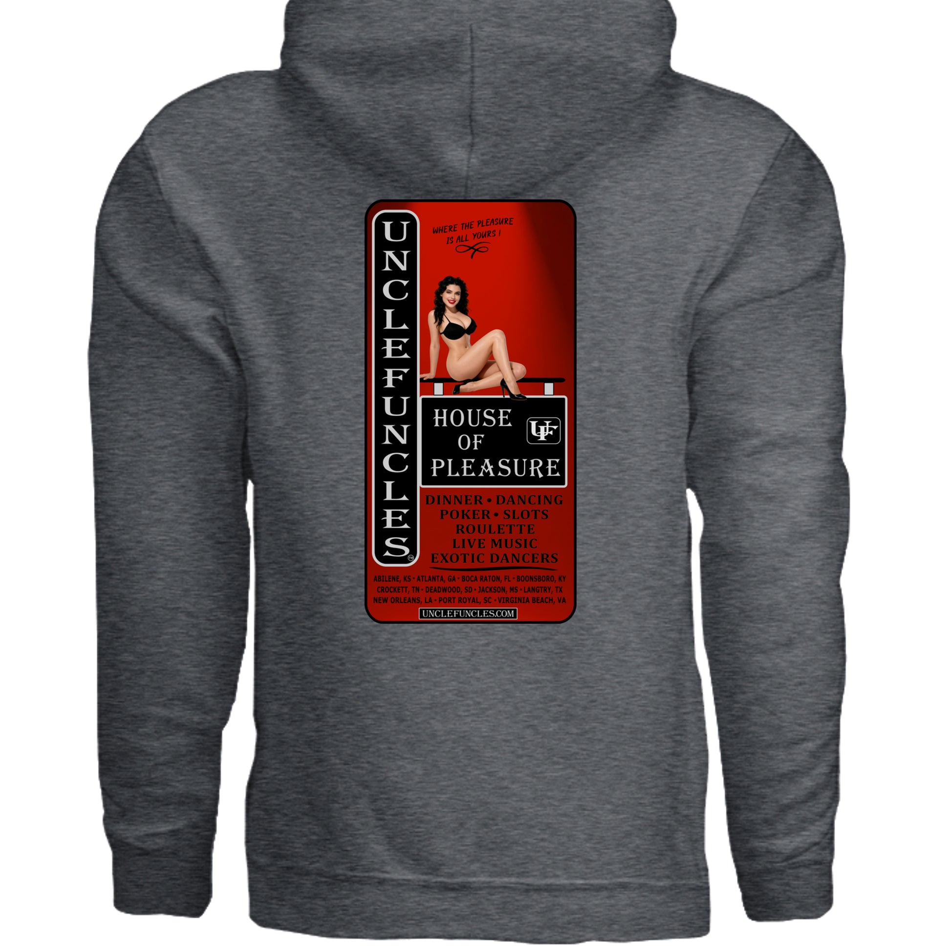 DARK HEATHER - G185 - BACK