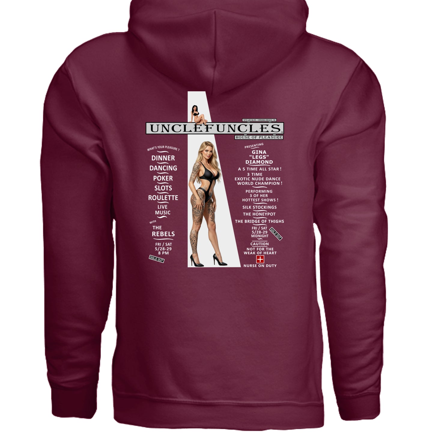 MAROON - G185 - BACK