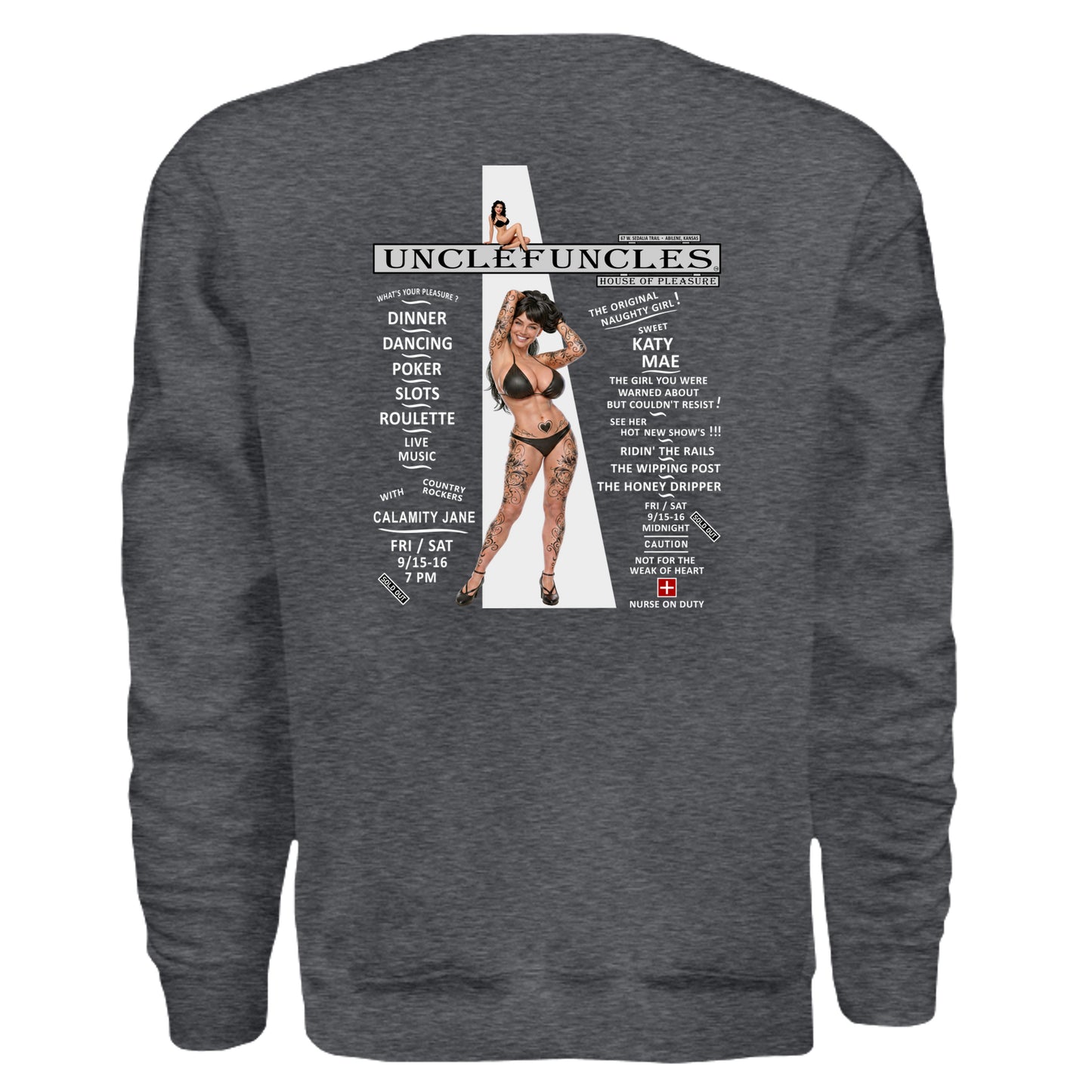 DARK HEATHER - G180 - BACK