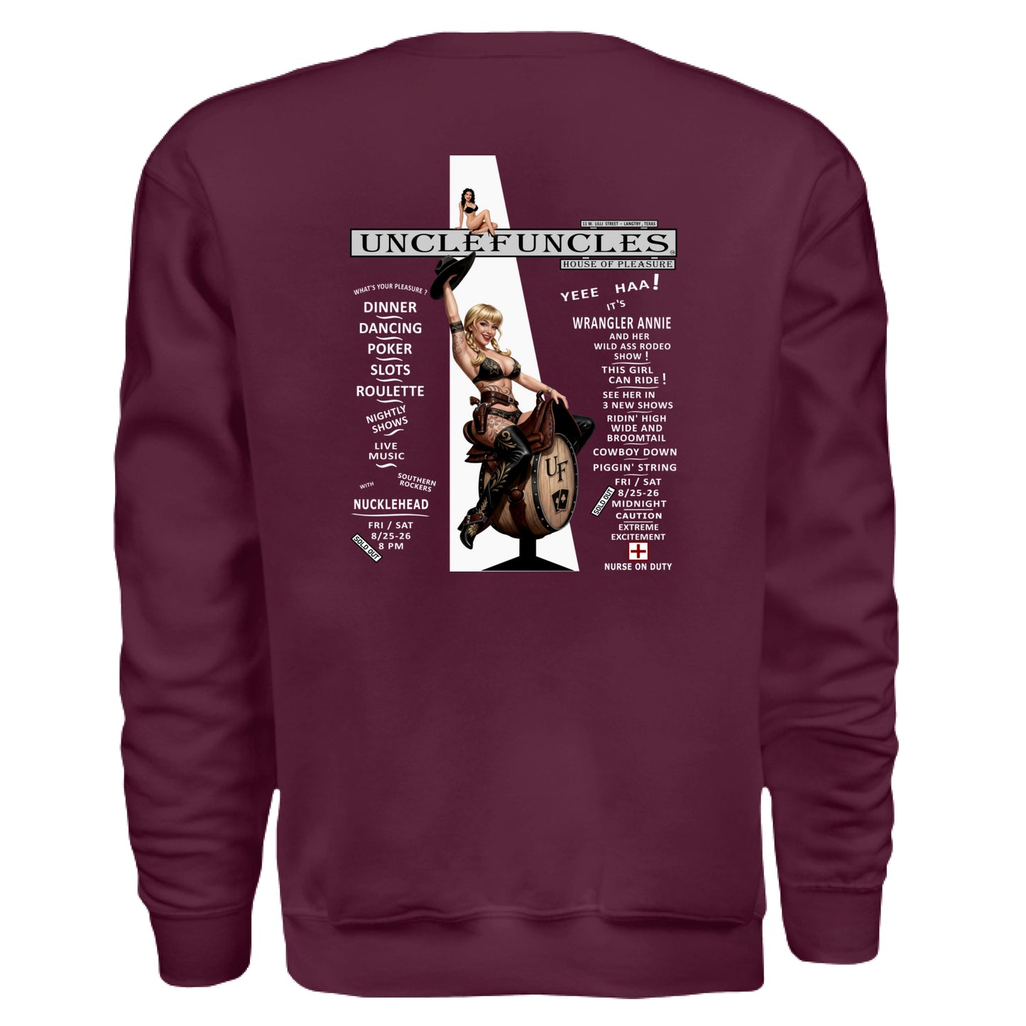MAROON - G180 - BACK