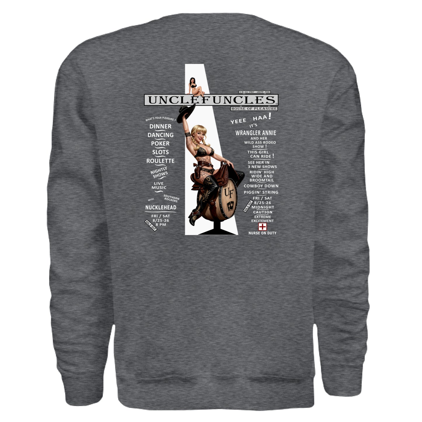 DARK HEATHER - G180 - BACK