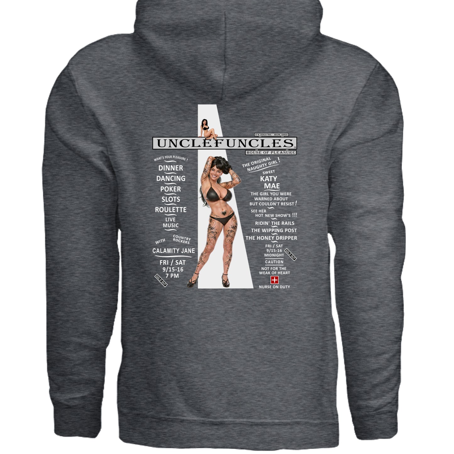DARK HEATHER - G185 - BACK