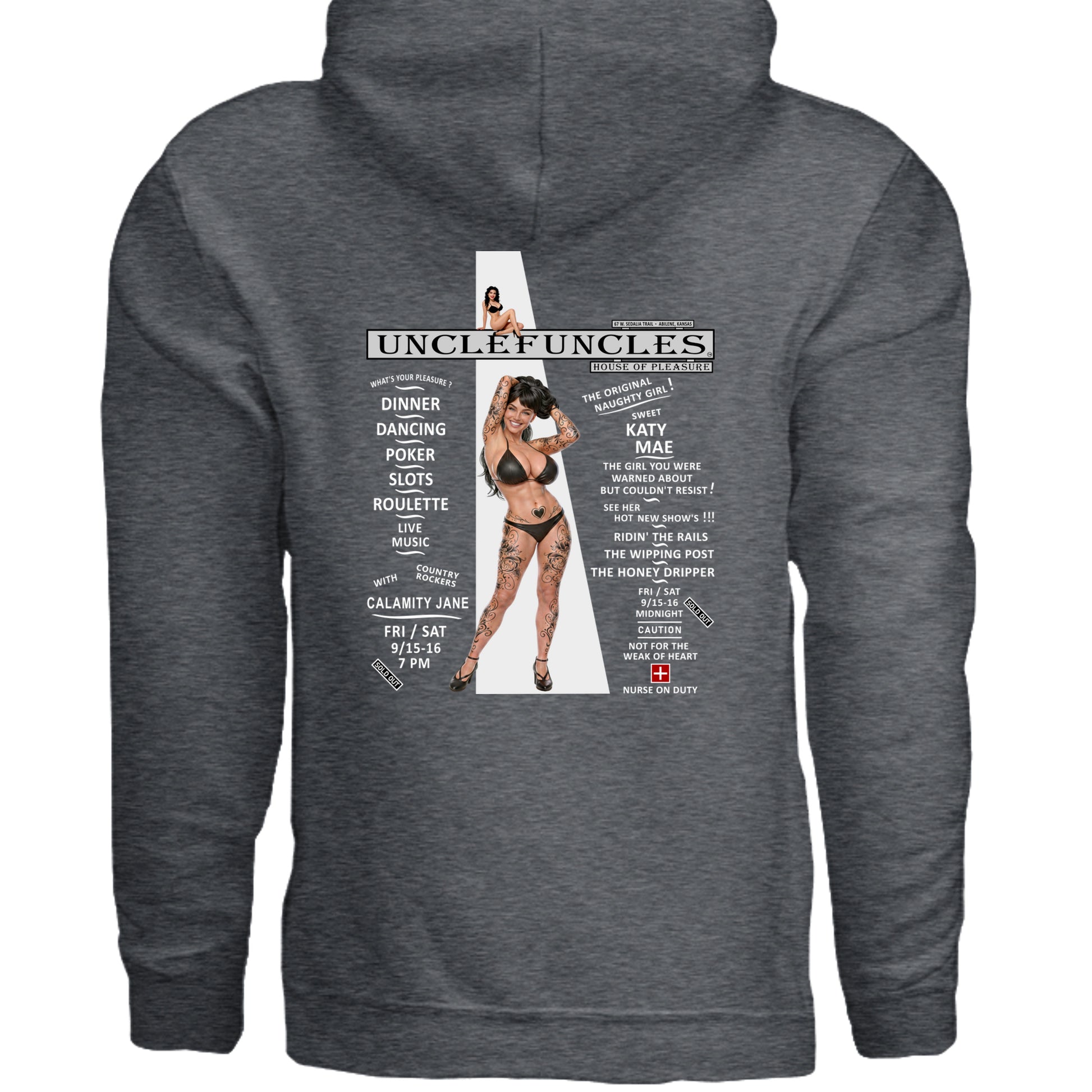 DARK HEATHER - G185 - BACK