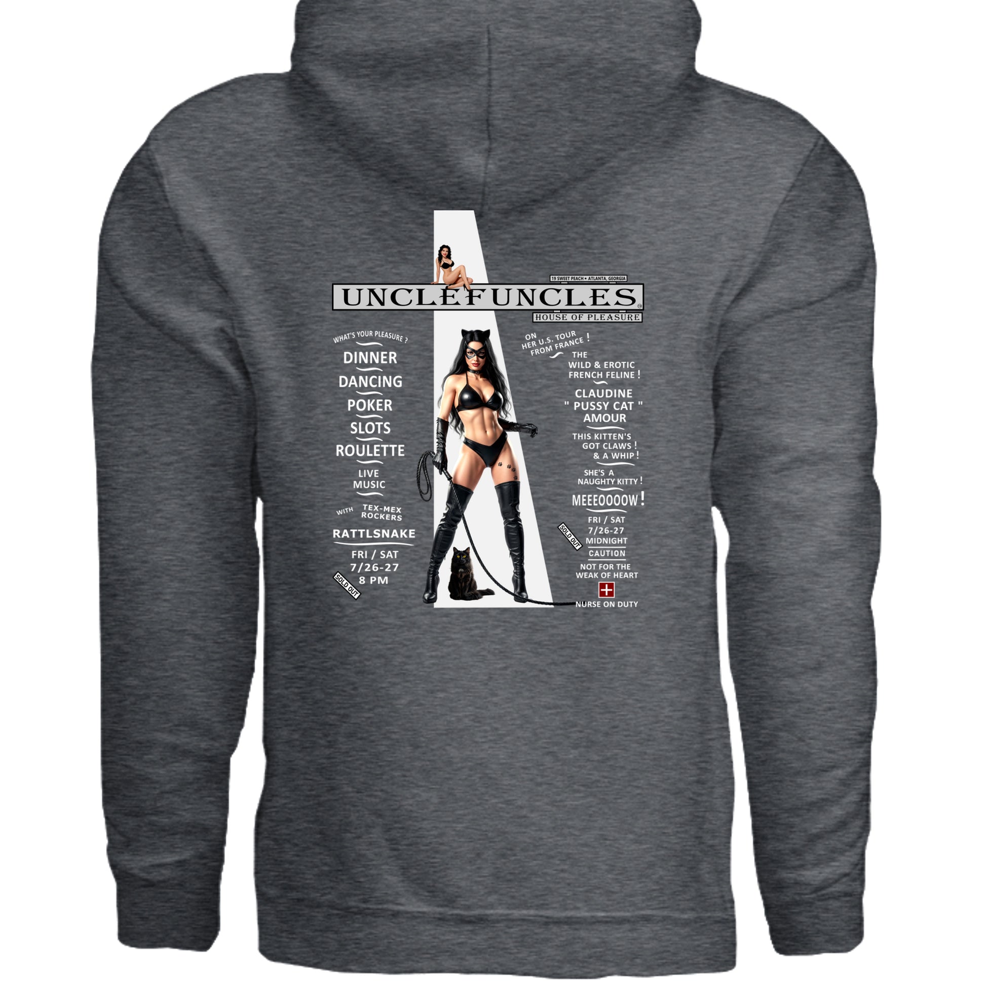 DARK HEATHER - G185 - BACK