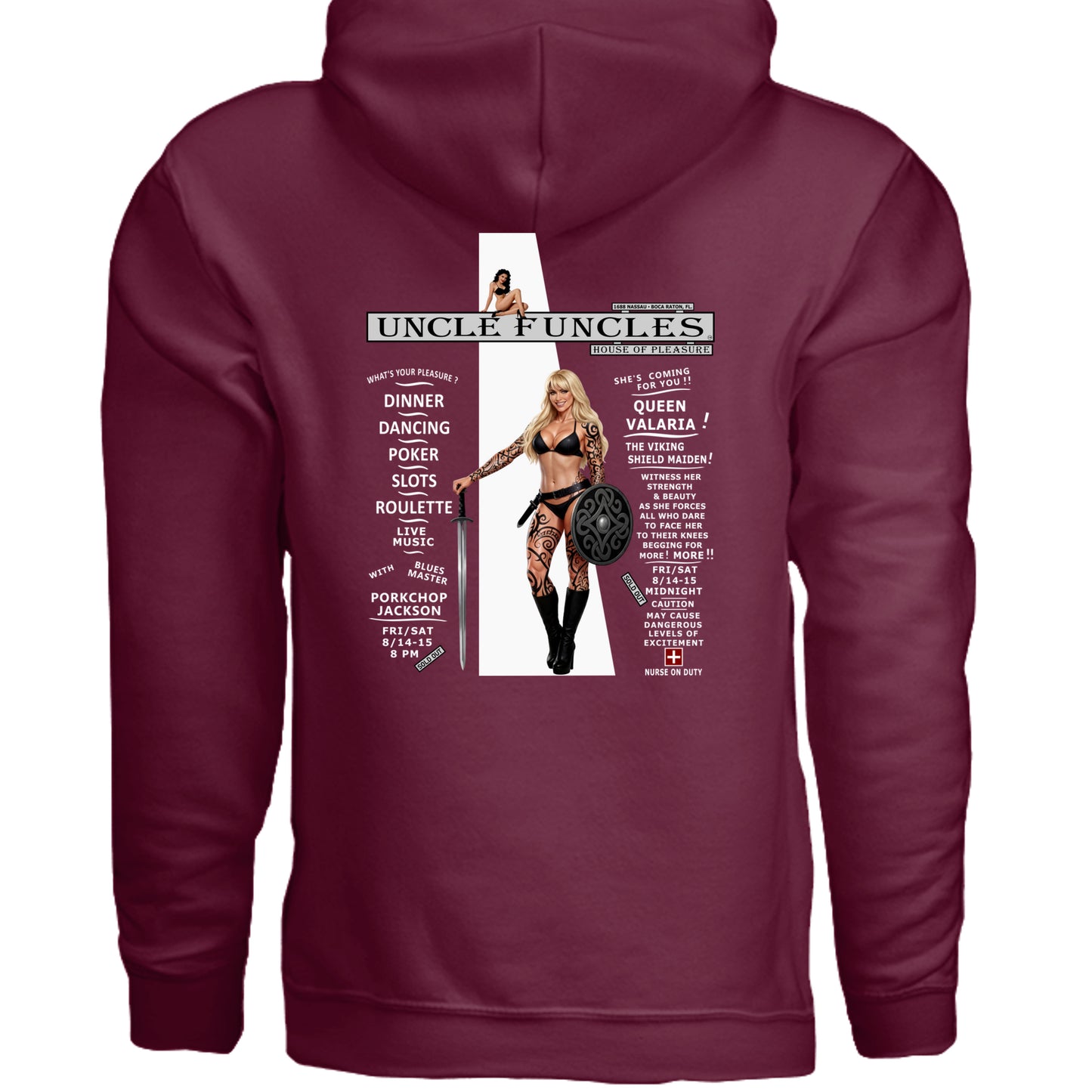 MAROON - G185 - BACK