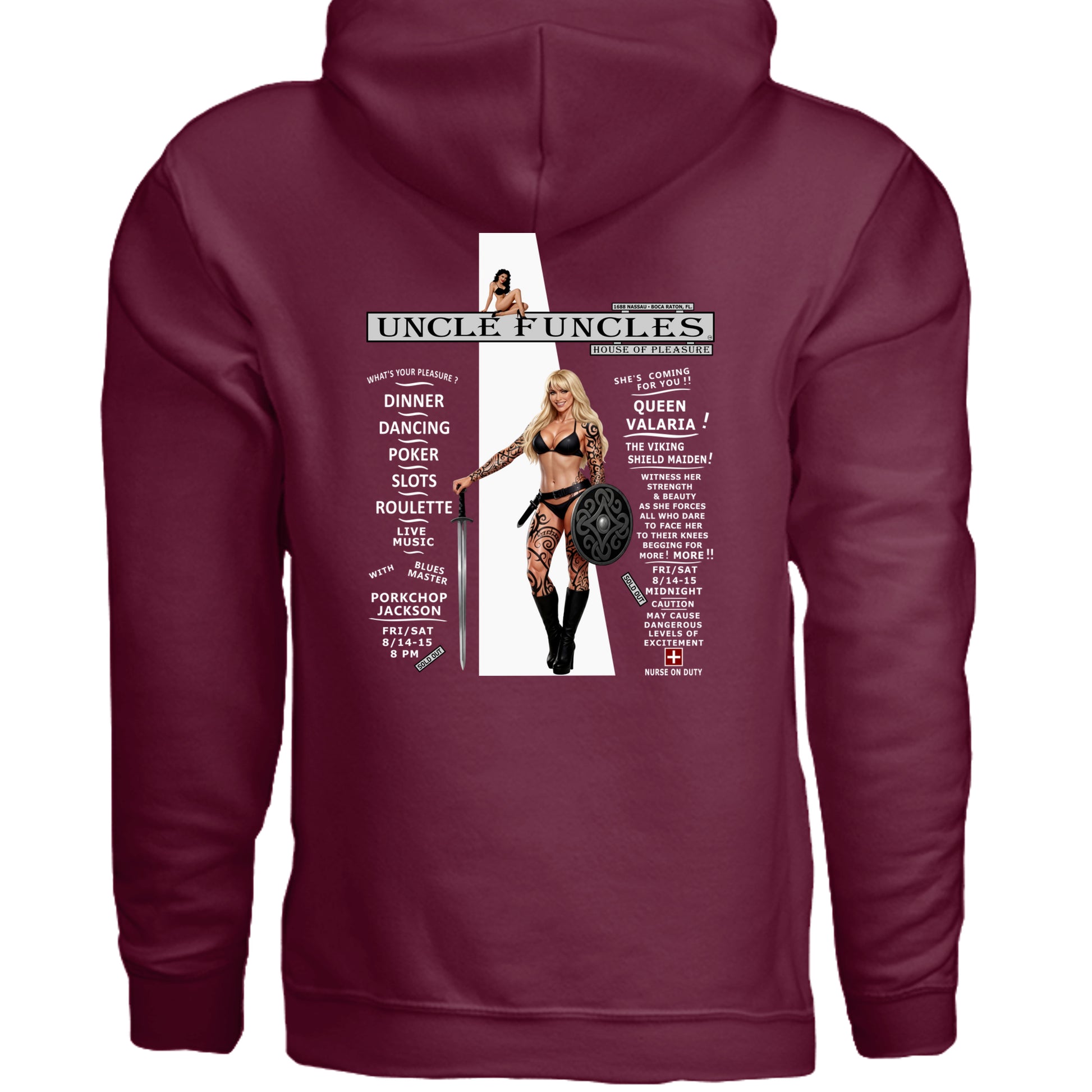 MAROON - G185 - BACK