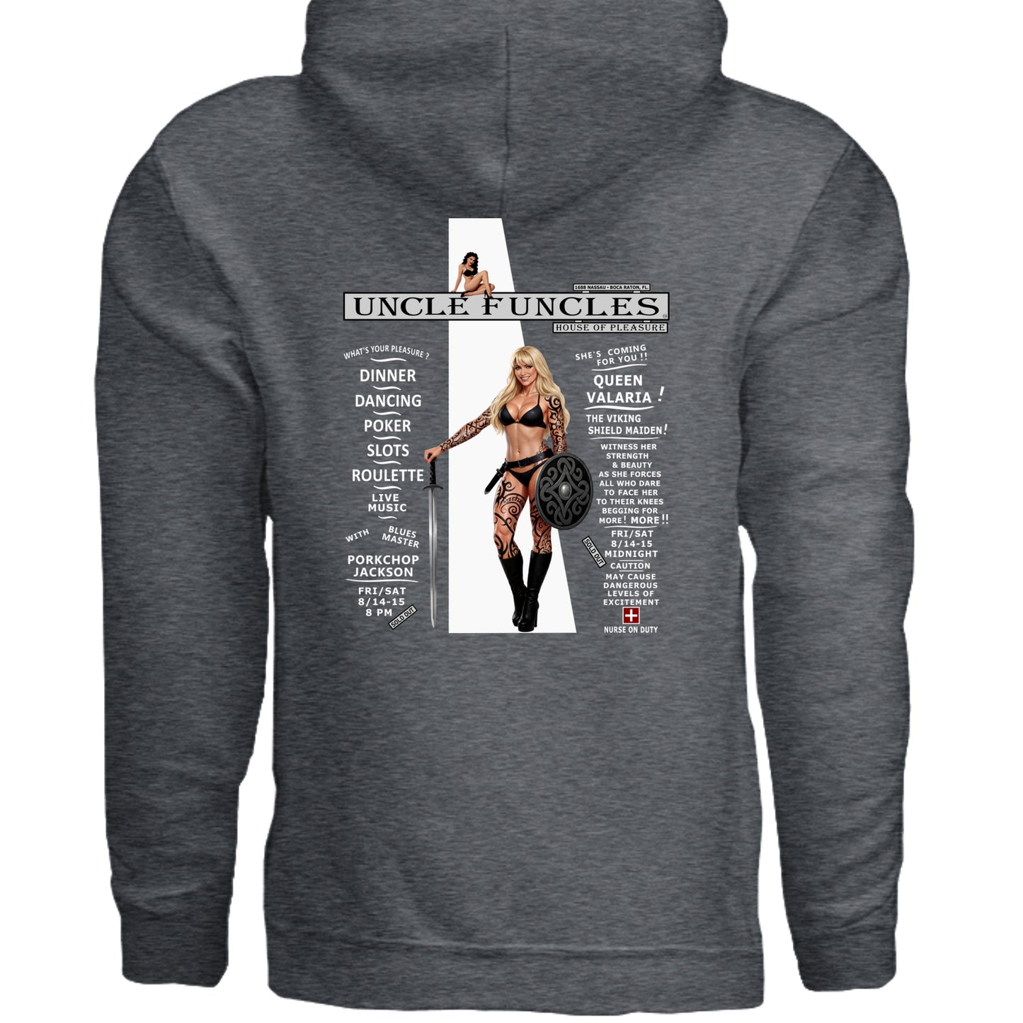 DARK HEATHER - G185 - BACK