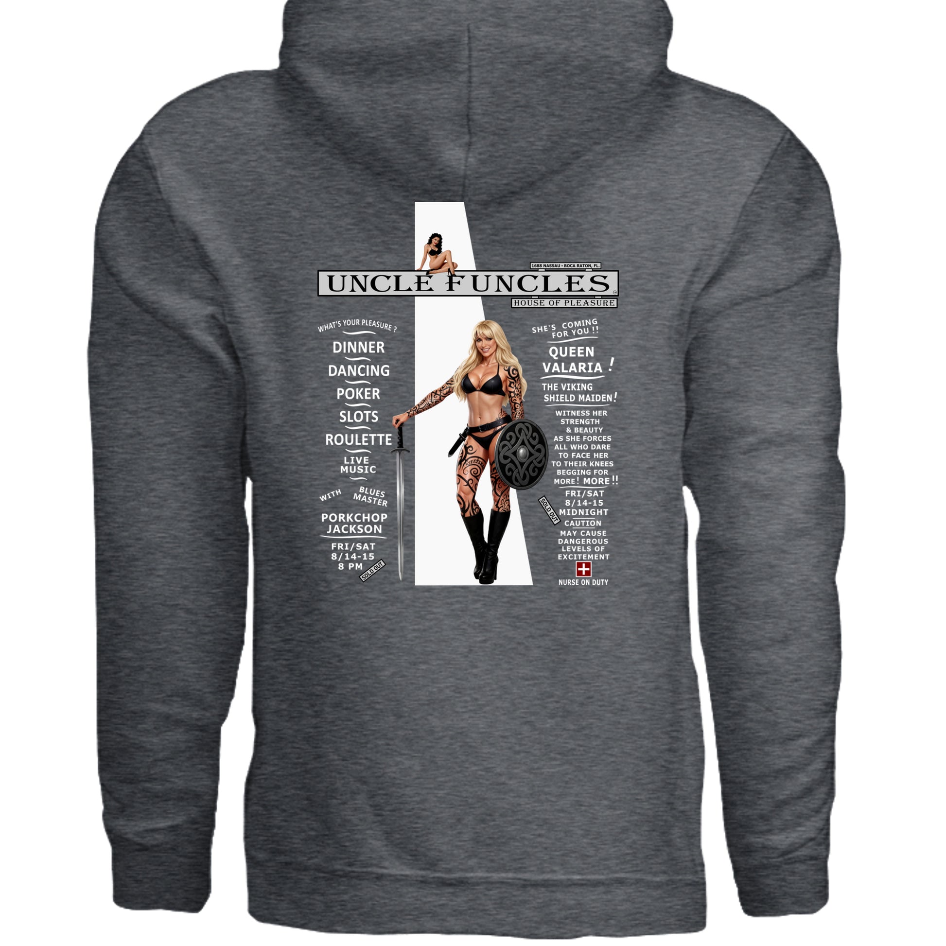 DARK HEATHER - G185 - BACK
