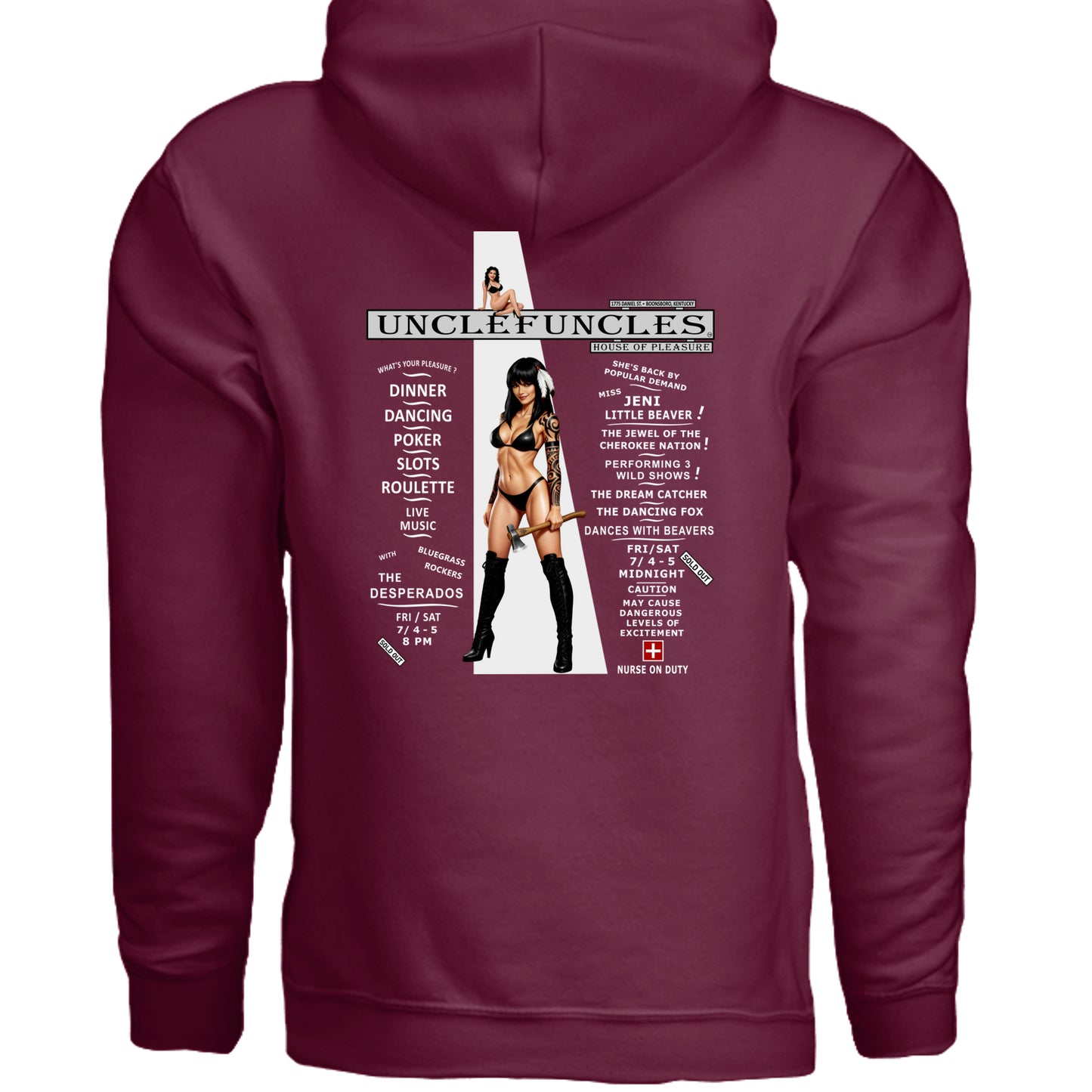 MAROON - G185 - BACK