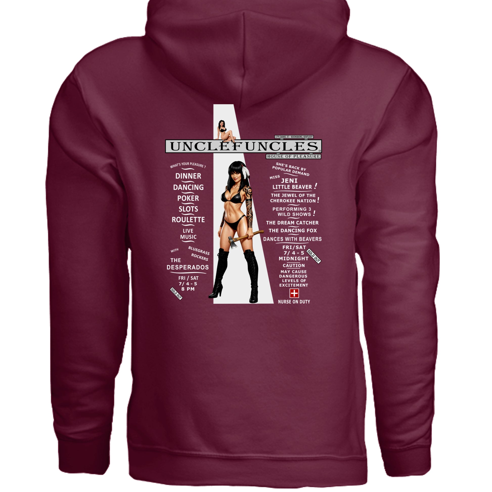 MAROON - G185 - BACK