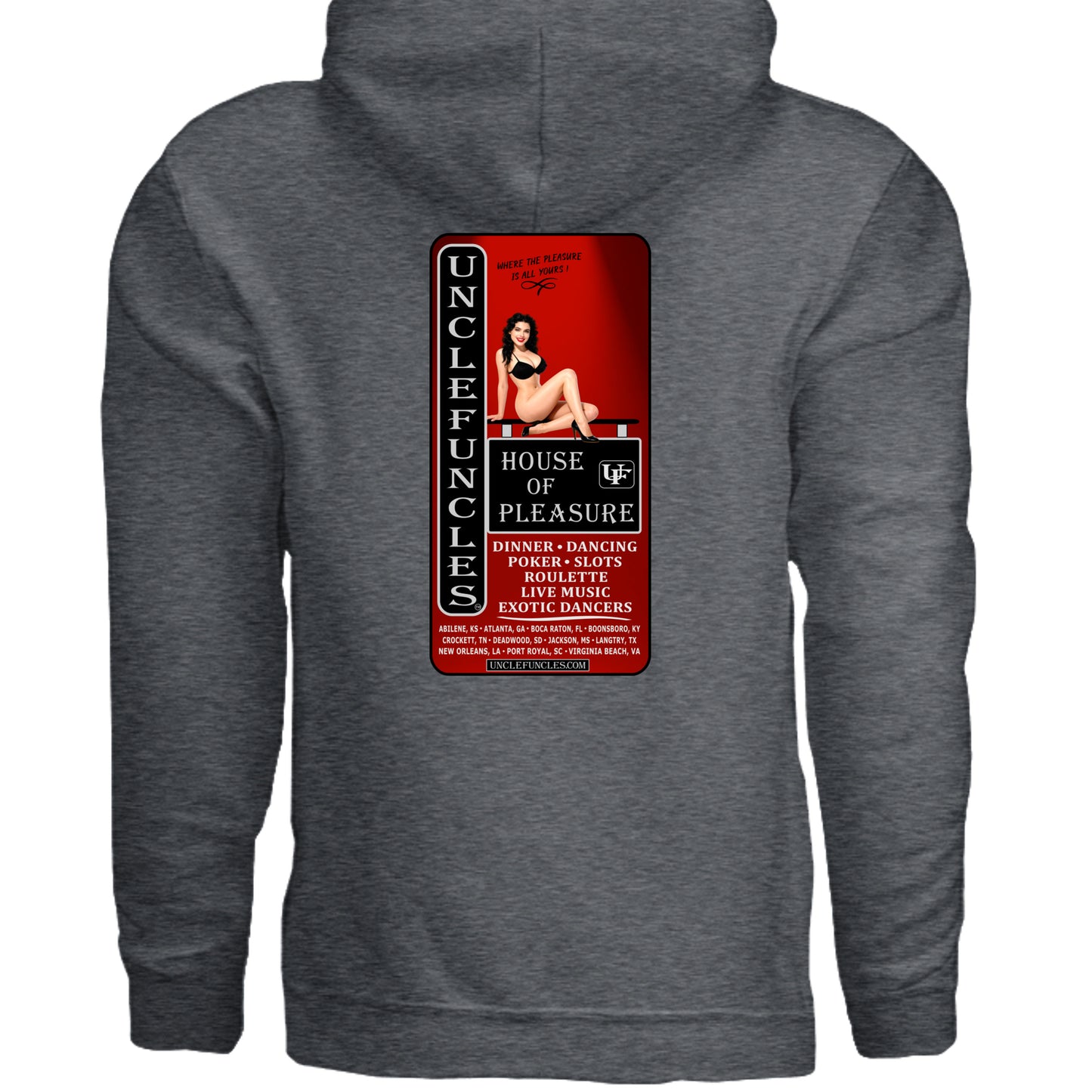 DARK HEATHER - G185 - BACK