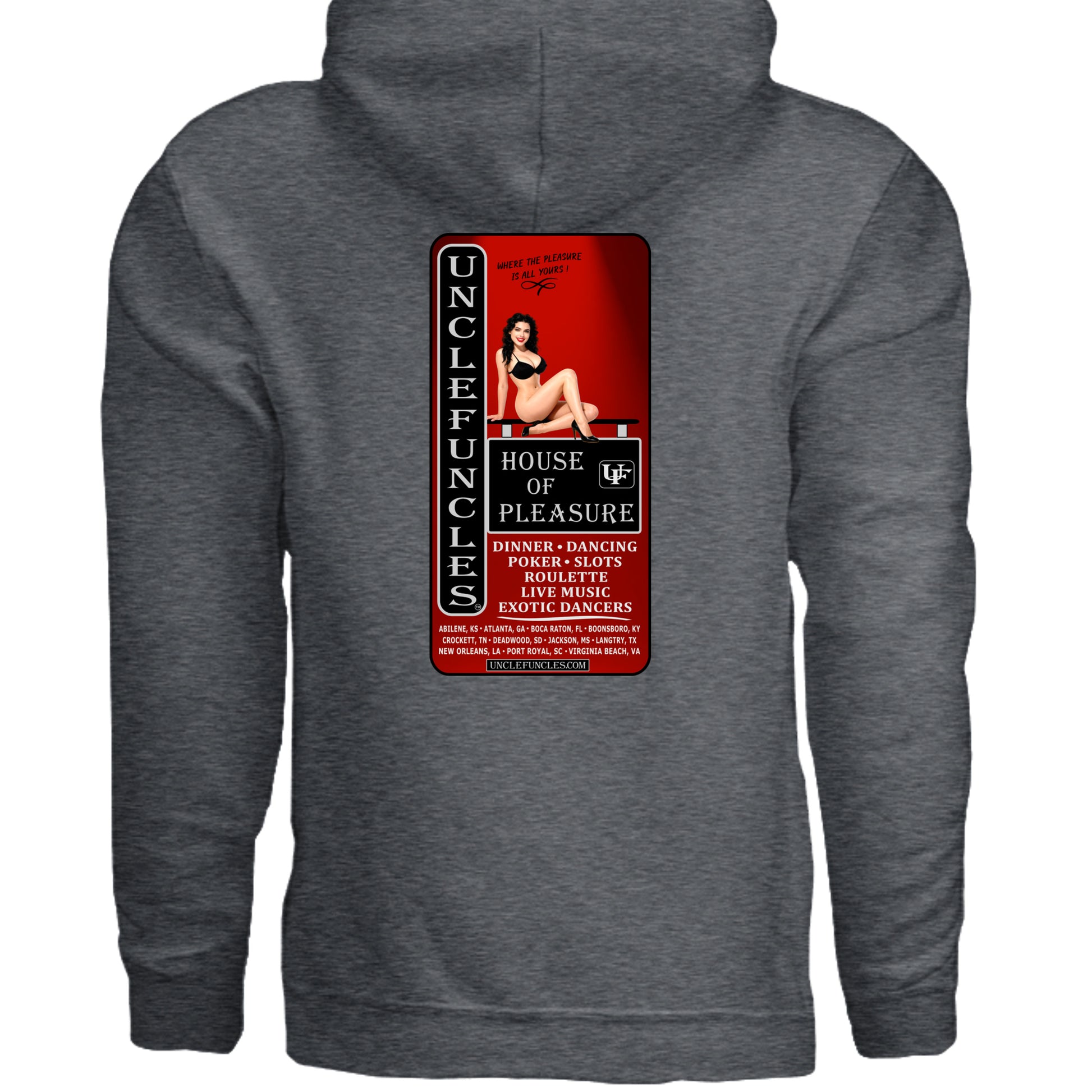 DARK HEATHER - G185 - BACK