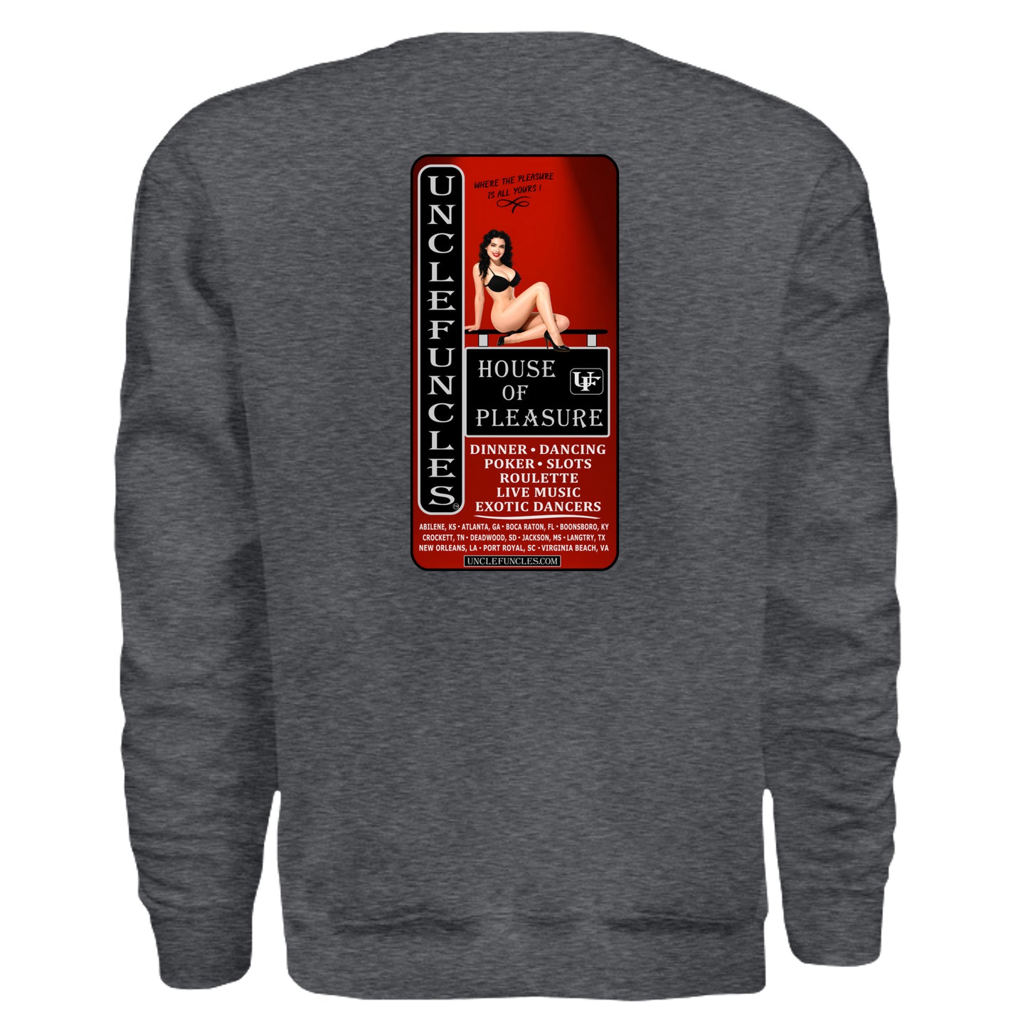 DARK HEATHER - G180 - BACK