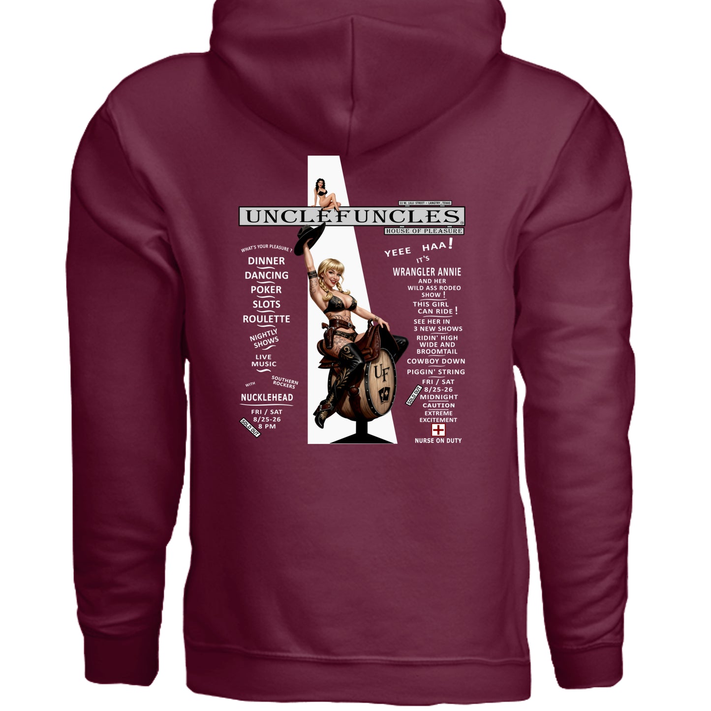 MAROON - G185 - BACK