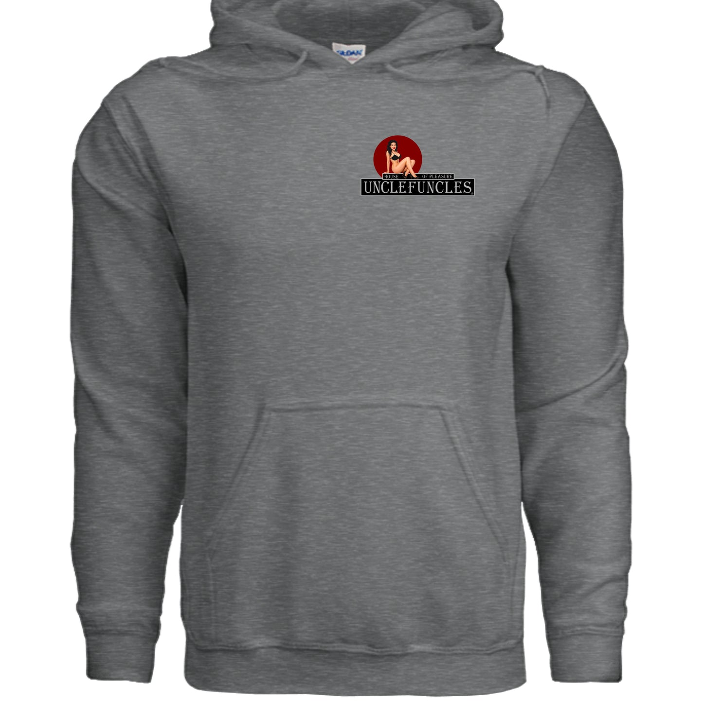 Fan Charcoal Heather - G185 - FRONT