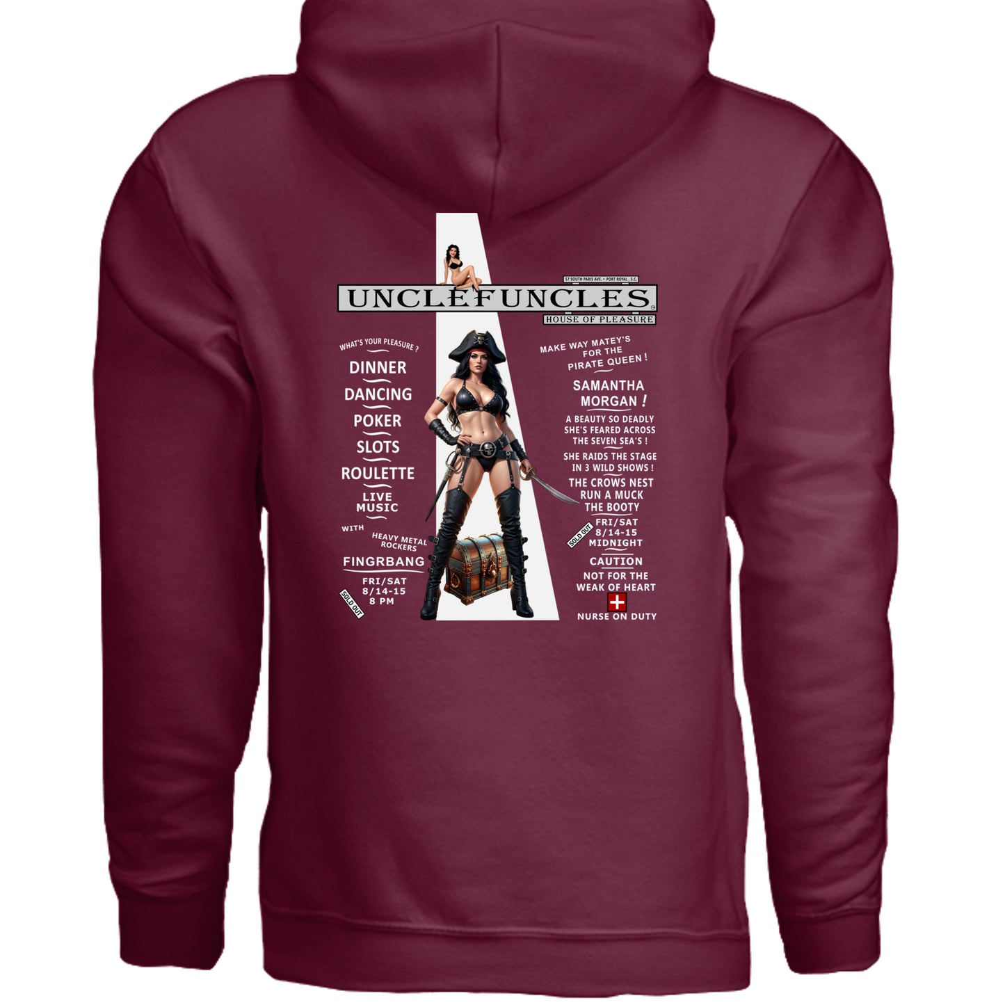 MAROON - G185 - BACK