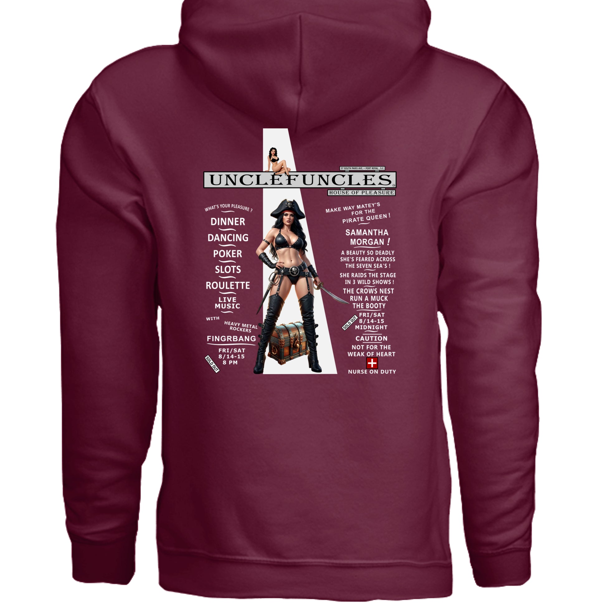 MAROON - G185 - BACK