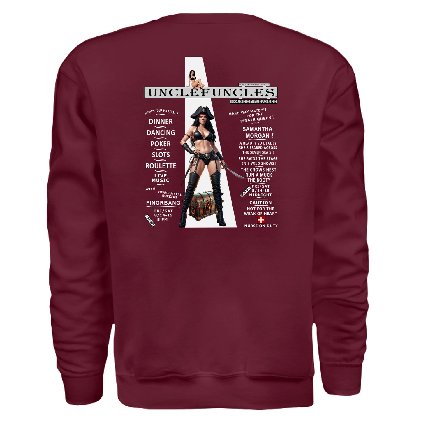 MAROON - G180 - BACK