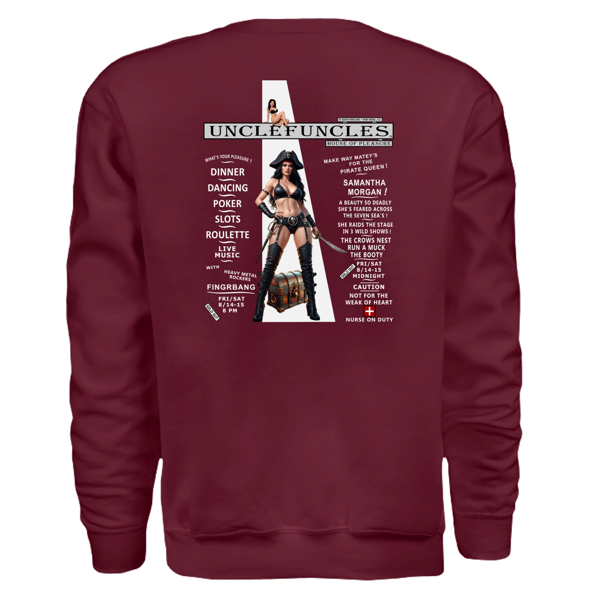 MAROON - G180 - BACK