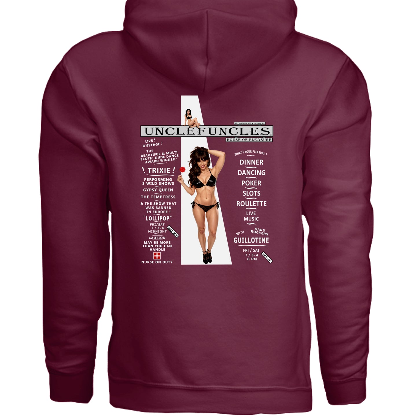 MAROON - G185 - BACK