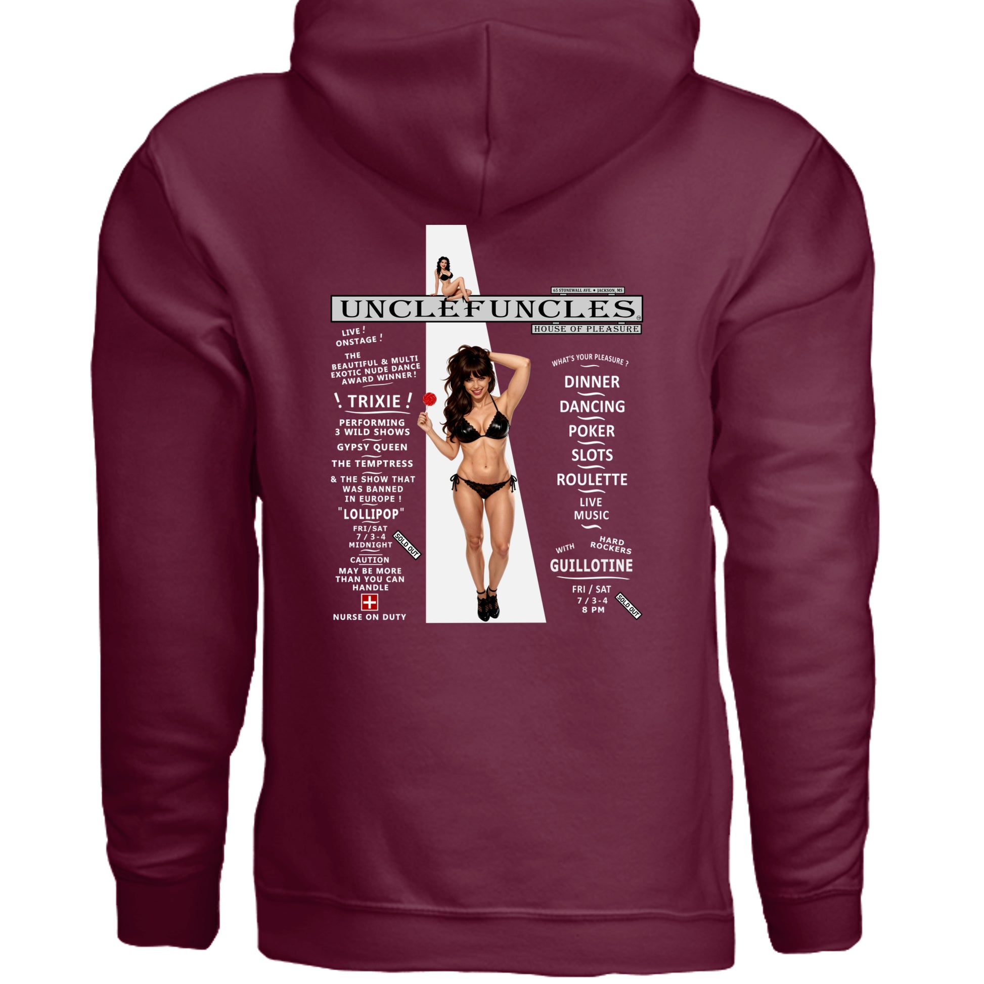 MAROON - G185 - BACK