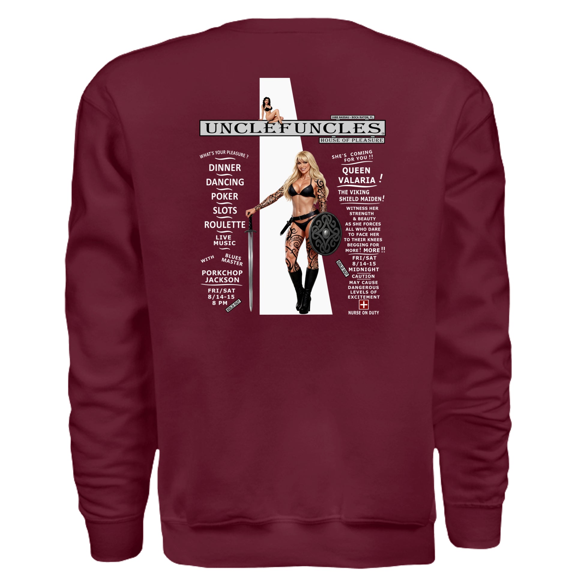 MAROON - G180 - BACK