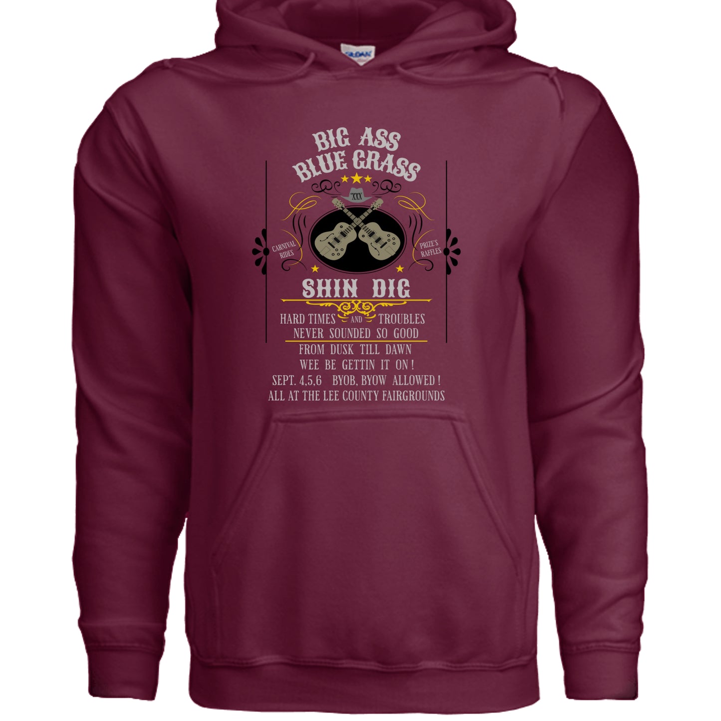 MAROON - G185 - FRONT