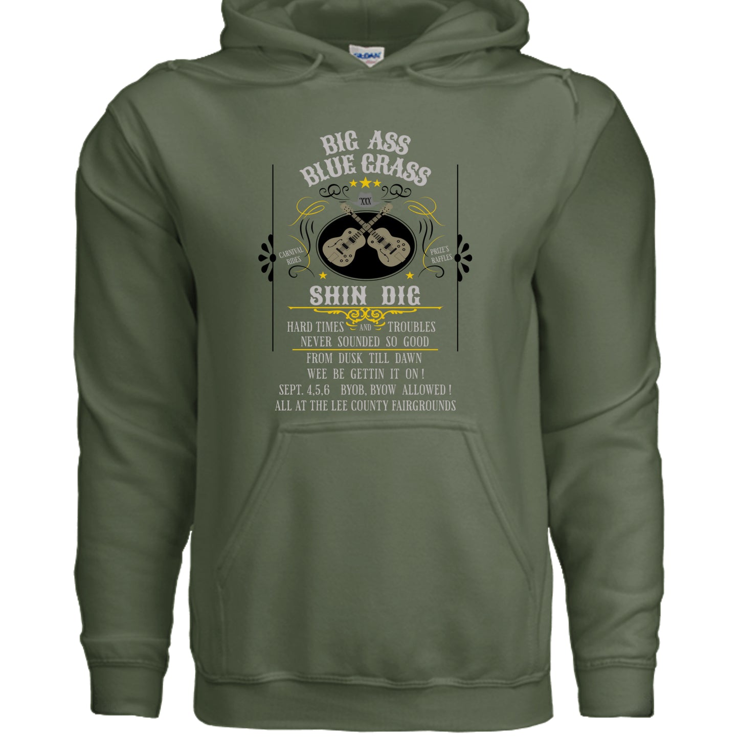 MILITARY GREEN - G185 - FRONT