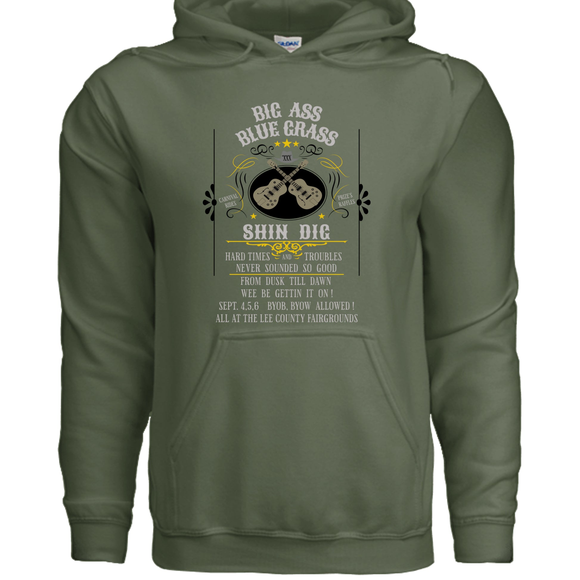 MILITARY GREEN - G185 - FRONT