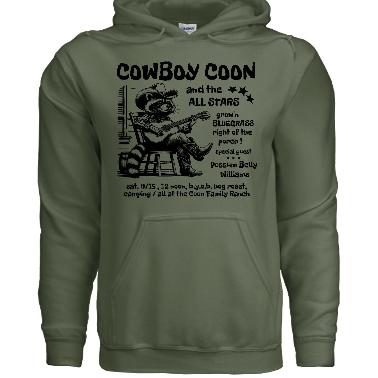 MILITARY GREEN - G185 - FRONT