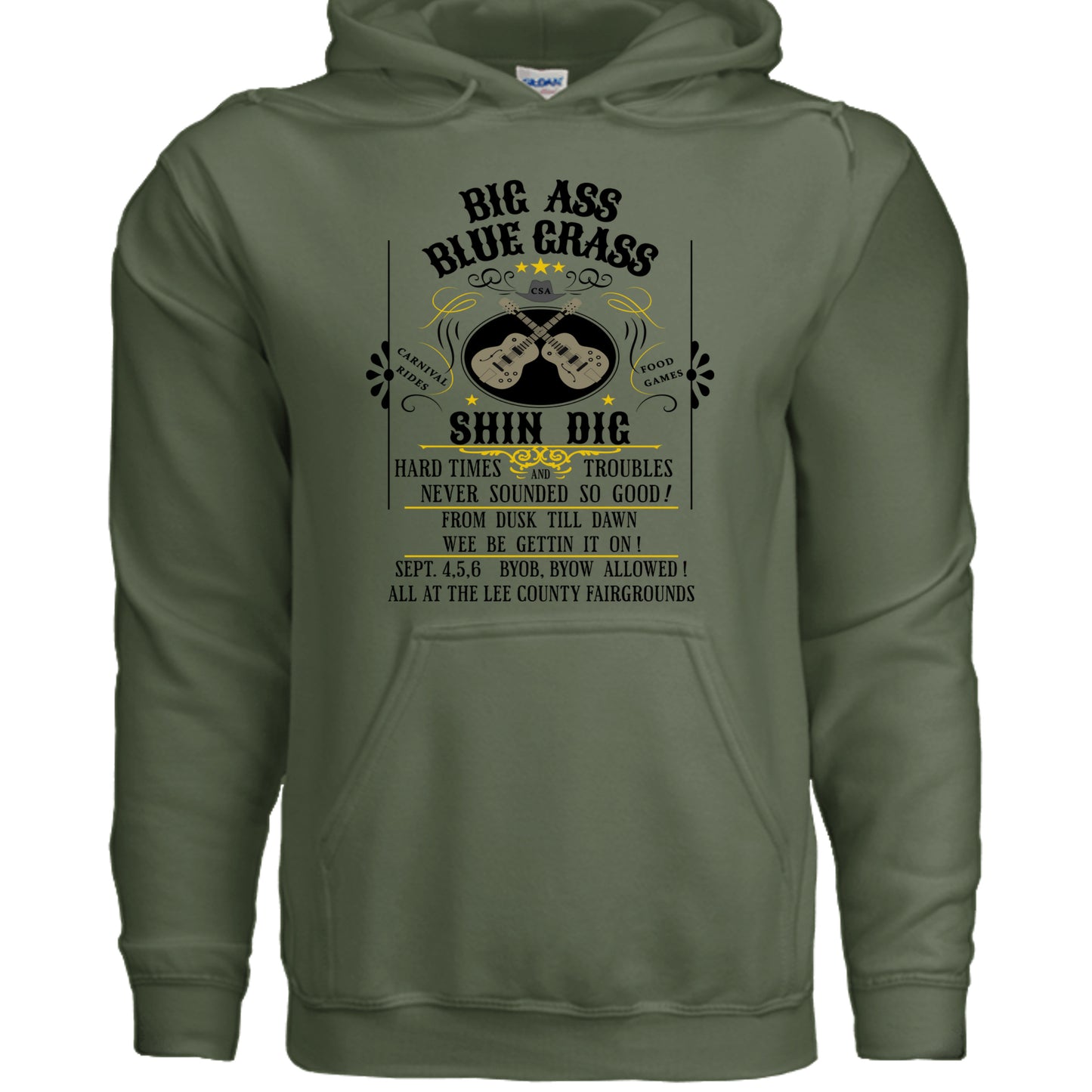 MILITARY GREEN - G185 - FRONT